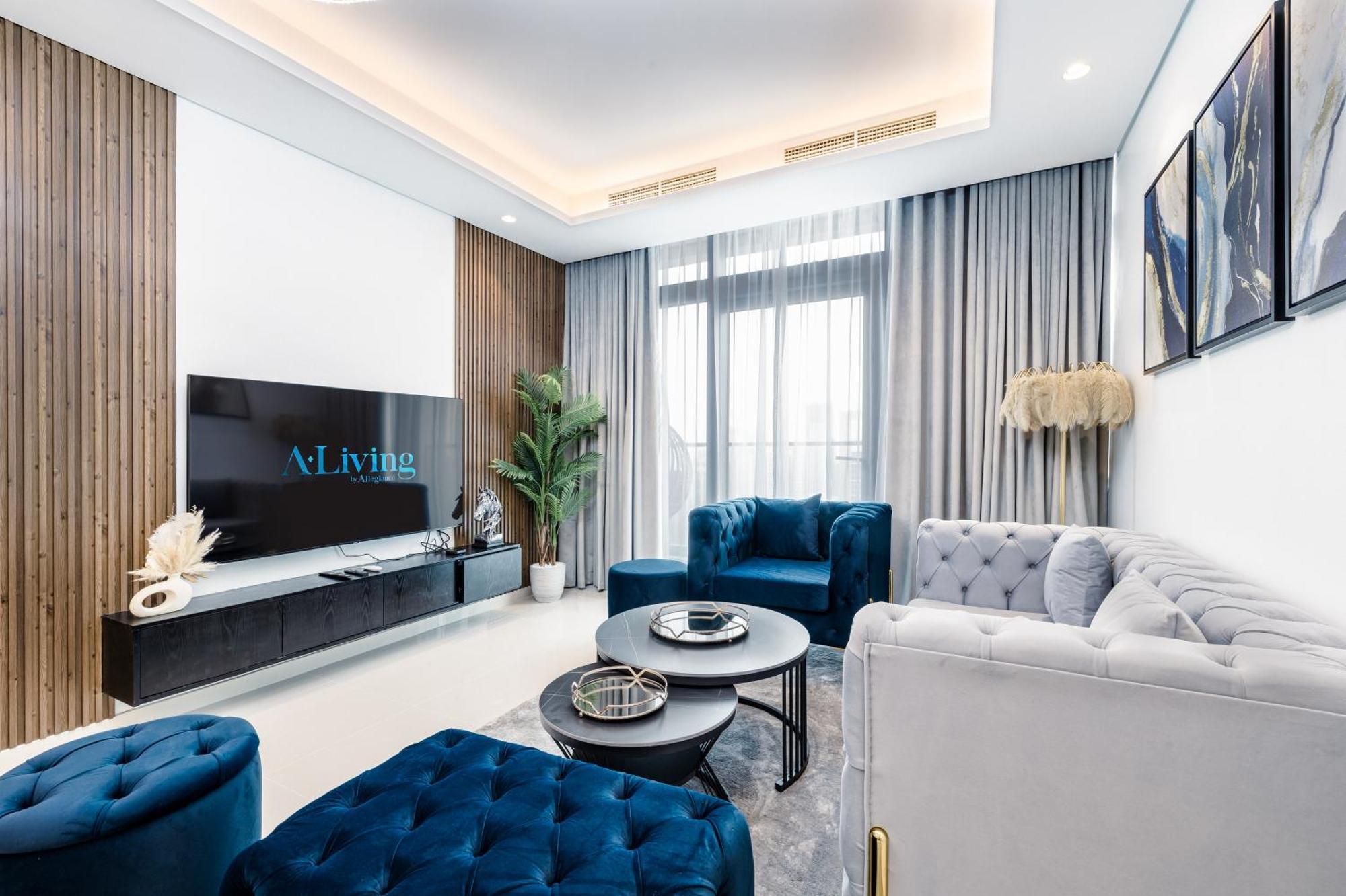 Aliving Luxe 2Br With Burj Khalifa View Infinity Pool Midtown-4704 Apartment Dubai Ngoại thất bức ảnh