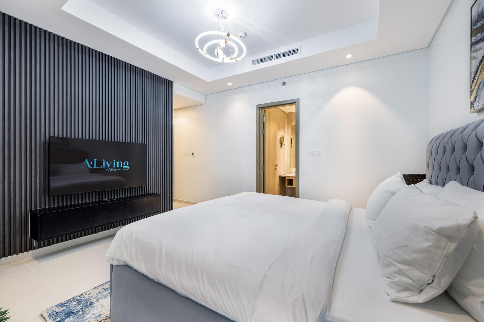 Aliving Luxe 2Br With Burj Khalifa View Infinity Pool Midtown-4704 Apartment Dubai Ngoại thất bức ảnh