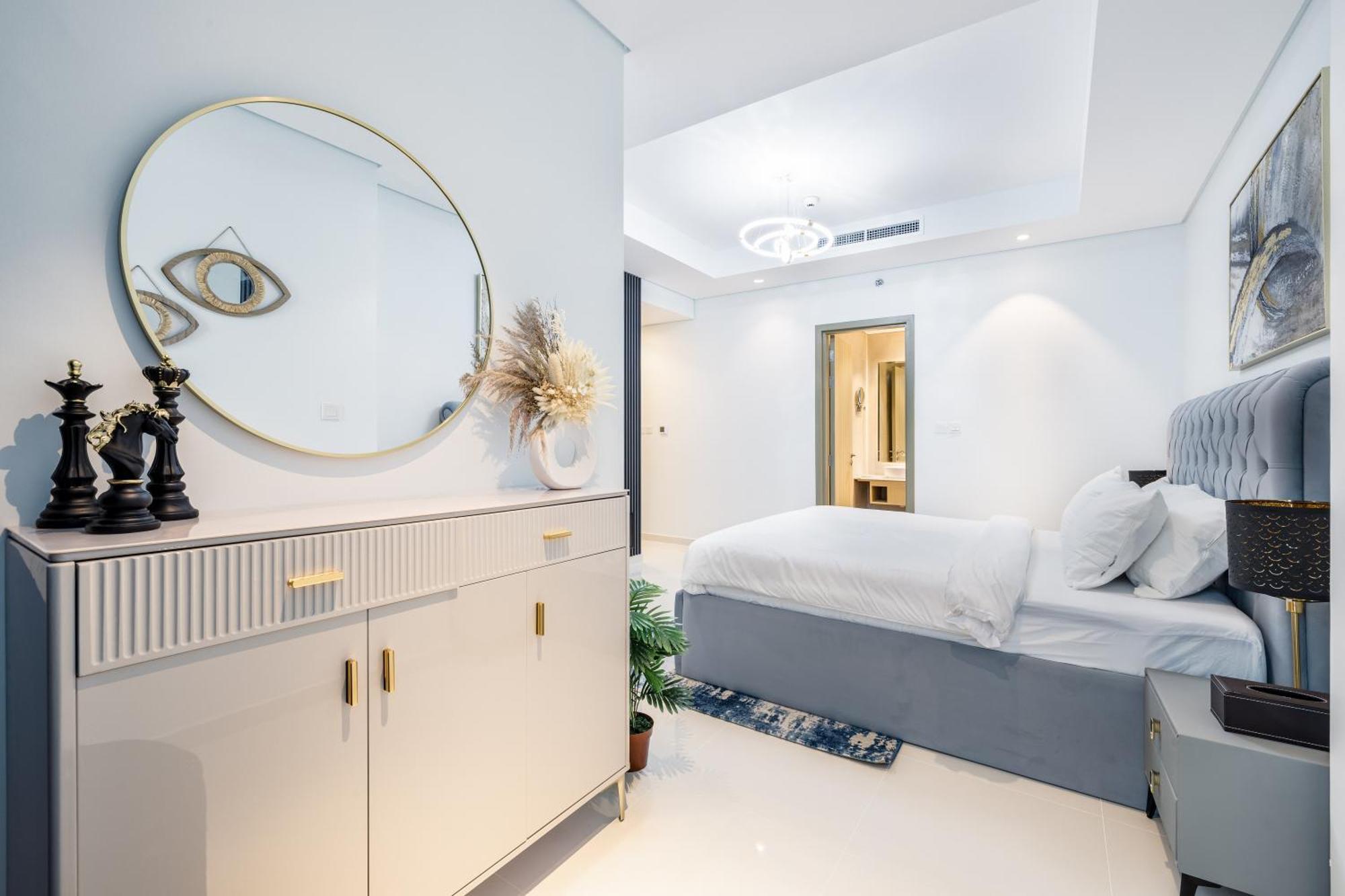 Aliving Luxe 2Br With Burj Khalifa View Infinity Pool Midtown-4704 Apartment Dubai Ngoại thất bức ảnh